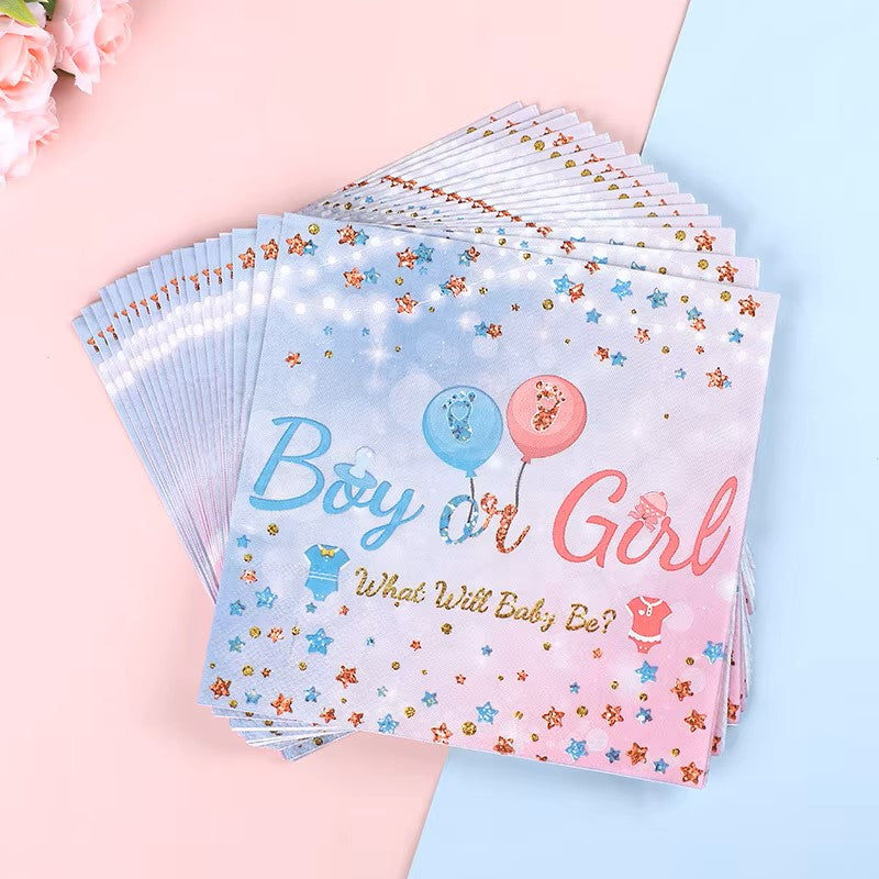 💙💗 Servetter – Gender Reveal “Boy or Girl”
