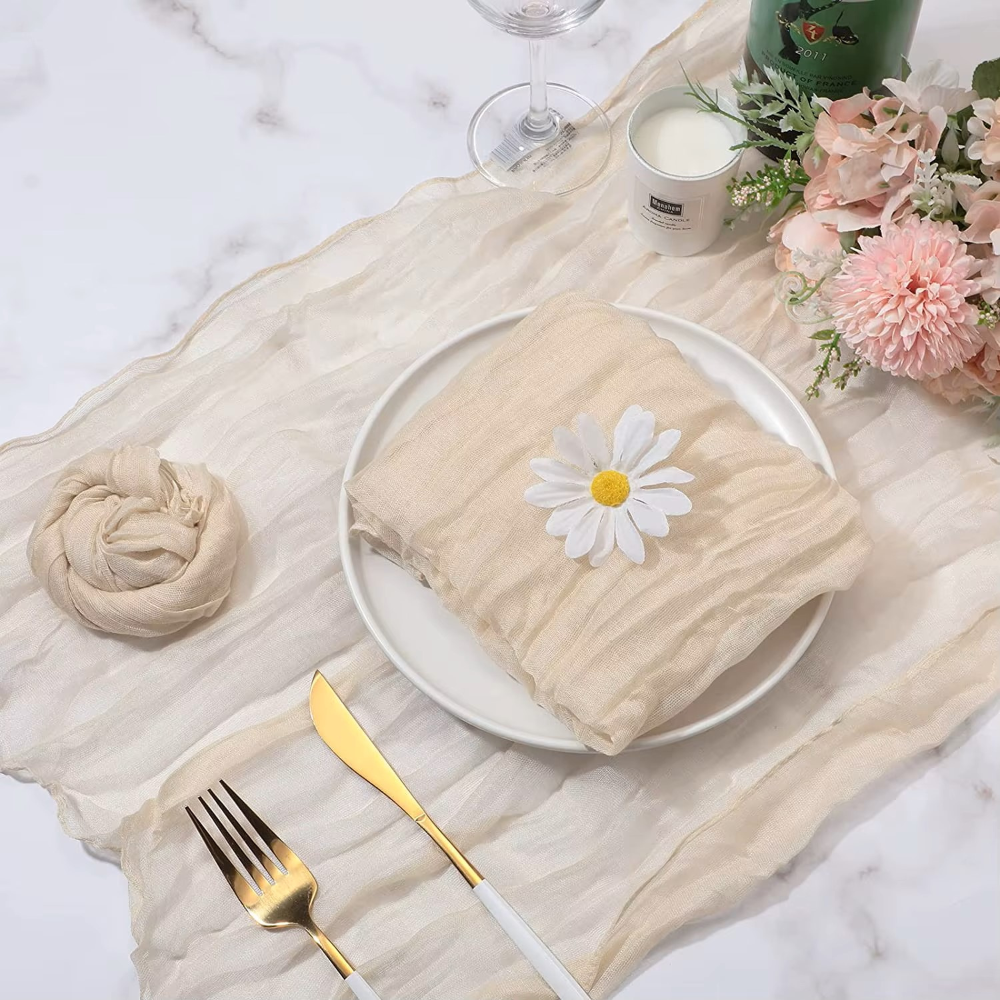 MILA- En bohemisk stil av tygservett till vardag, bröllop eller fest