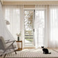 LIVORA Vit Gardinpanel